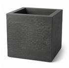 BigDean Pflanzk&uuml;bel Blumentopf Gross 39x39cm Quadratisch f&uuml;r Draussen (2 St),