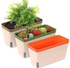 LuxusKollektion Blumentopf Pflanztopf 3er Set selbstbew&auml;ssernd 27 cm mit
