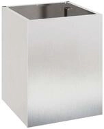 vidaXL Blumentopf Garten-Pflanzgef&auml;&szlig; Edelstahl 32 x 32 x 40 cm Edelstahl (1...