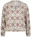 Cartoon Schlupfbluse Damen mit Muster