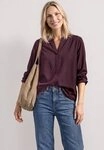 STREET ONE Langarmbluse aus softer Viskose rot 34 EU