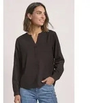 STREET ONE Langarmbluse aus softer Viskose braun 34 EU