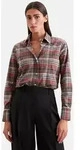 Hemdbluse SEIDENSTICKER, Damen, Gr. XS (34), braun (beige), 76% Baumwolle, 19%