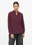 s.Oliver Langarmbluse Tunika mit Splitneck