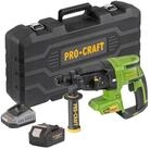 PRO CRAFT Akku-Bohrhammer PHA40bb-c 20 V 2,6J SDS plus + 1x Akku 4,0Ah +...