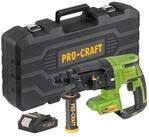 PRO CRAFT Akku-Bohrhammer PHA40bb-c 20 V 2,6J SDS plus + 1x Akku 2,0Ah + Koffer -