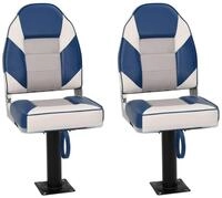 vidaXL Segelboot Bootssitze mit Podest 2 Stk. 360&deg; Drehbar, (2-St)