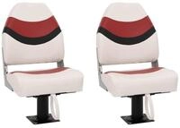 vidaXL Segelboot Bootssitze mit Podest 2 Stk. 360&deg; Drehbar, (2-St)