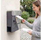 HOMCOM Briefkasten Moderner Postkasten (Packung, 1-St., Wandbriefkasten mit