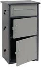 PROREGAL&reg; Paketbriefkasten Paket- und Briefkasten, Stahl, Farbe, Paketbox...
