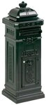 PROREGAL&reg; Standbriefkasten Nostalgischer S&auml;ulen-Briefkasten aus...