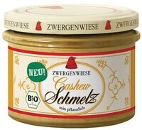 Zwergenwiese Herzhafter Brotaufstrich Schmelz - Cashew 160g, ZWERGENWIESE