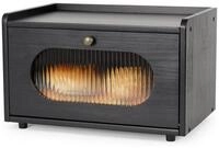 LuxusKollektion Brotkasten Brotkasten Brotbox Holz Zirbenholz Acrylt&uuml;r...