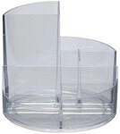 MAUL Tischaufsatz Rundbox Durchmesser 14cm H&ouml;he 12,5cm glasklar