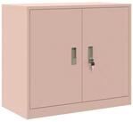 vidaXL Aktenschrank 80 x 40 x 70 cm Aufbewahrungsschrank Rosa 80x40x70 cm