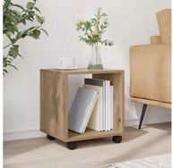 vidaXL Beistelltisch vidaXL Rollschrank Artisan-Eiche 37x33x42,5 cm...