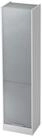 b&uuml;m&ouml; Aktenschrank office Rollladenschrank Dekor: Wei&szlig;/Silber - Griffe:...