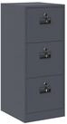 vidaXL Aktenschrank 44 x 50 x 106,5 cm Aktenschrank Anthrazit 44x50x106,5 cm