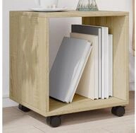 vidaXL Beistelltisch vidaXL Rollschrank Sonoma-Eiche 37x33x42,5 cm Holzwerkstoff