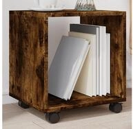 vidaXL Beistelltisch vidaXL Rollschrank R&auml;uchereiche 37x33x42,5 cm...