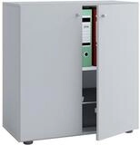 VCM Aktenschrank Lona Schrank mit Fl&uuml;gelt&uuml;ren und Knopfgriffen, 70x74 cm