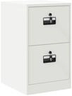 vidaXL Aktenschrank 44 x 50 x 74,5 cm Aktenschrank Wei&szlig; 44x50x106,5 cm...