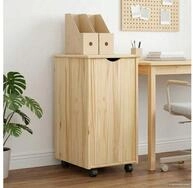 vidaXL Rollcontainer 34 x 39 x 65,5 cm Rollcontainer aus Massivholz Kiefer mit...