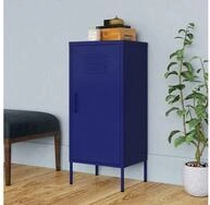vidaXL Mehrzweckschrank vidaXL Lagerschrank Marineblau 42,5x35x101,5 cm Stahl