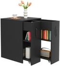 OKWISH Aktenschrank auf Rollen (Einzelschrank, Nachttisch, 1-St., mit F&auml;chern...
