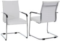 MCW Besucherstuhl MCW-Q85 (Set), Bodenschonende Kunststoffgleiter sch&uuml;tzen den