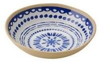 APS Schale FLORYN, Melamin, (1-tlg), Melamin blau/wei&szlig;-beige,...