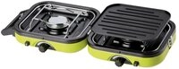 PrimeVal Gaskocher Doppelbrenner Campingkocher Grillkocher, (Spar-Set, 1-St.,...