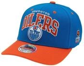Mitchell & Ness Snapback Cap Stretch Classic Red Edmonton Oilers