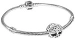 Pandora Silberarmband 51783, f&uuml;r Damen Silber 925 mit Charm Familienwurzeln
