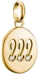 THOMAS SABO Armband Charm, Engelszahlen 222, mit wei&szlig;en Edelsteinen, Silber,