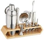 relaxdays Cocktail-Set 16-tlg. Cocktail Set mit St&auml;nder, (16-tlg)