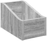 vidaXL Aufbewahrungsbox LP Plattenbox Sonoma-Grau 18 x 32 x 18 cm Holzwerkstoff...
