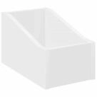 vidaXL Aufbewahrungsbox LP Plattenbox Wei&szlig; 18 x 32 x 18 cm Holzwerkstoff (1 St)