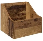 vidaXL Aufbewahrungsbox LP Plattenbox Altholz 37 x 33 x 32 cm Holzwerkstoff (1...
