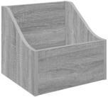 vidaXL Aufbewahrungsbox LP Plattenbox Sonoma-Grau 37 x 33 x 32 cm Holzwerkstoff...