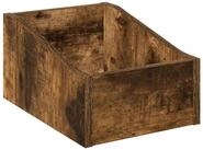 vidaXL Aufbewahrungsbox LP Plattenbox R&auml;uchereiche 23 x 33 x 16 cm...