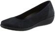 Ballerina CLASSIC, Damen, Gr. 37, blau (marine), Nubukleder, Schuhe Ballerina