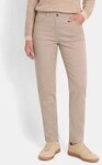 GOLDNER 5-Pocket-Jeans Kurzgr&ouml;&szlig;e: Baumwoll-Stretch Mom Jeans SARA Lange...