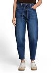 TOM TAILOR Denim Weite Jeans Jeanshosen TTADEA BARREL Jeans mit G&uuml;rtel