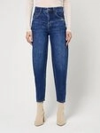 GANG 5-Pocket-Jeans 94BLAKE mit eingesetztem Seitenstreifen, cropped