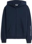 Kapuzensweatjacke, Damen, Gr. XS (34), blau (dunkelblau), Sweatware,...