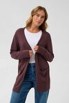 Strickpullover KAFFE "Damen Strickpullover KAlizza", Damen, Gr. L, braun...