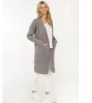Zwillingsherz Cardigan "Jessi" mit Kragen, Langarm, aufgesetzte Taschen, ohne