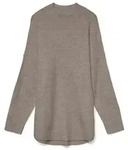 Vero Moda Strickpullover VMPLAZA LS HIGHNECK LONG PULLOVER GA BOO Materialmix,...