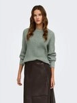 ONLY Strickpullover ONLIDA LS RIB O-NECK CS KNT Viskosemischung